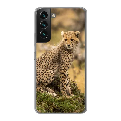 Produktbild von MuchoWow® Handyhülle Schutzhülle Hülle für Samsung Galaxy S22 Leopard - Wald - Tier Silikon Softcase Handy Hülle - Mobiltelefonhülle