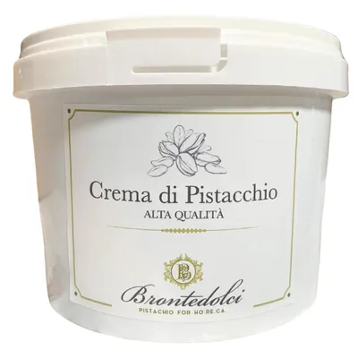 Image de Brontedolci Pistaziencreme 500 g - 40 % Pistazien Aufstrich Sizilien Italien pistachio