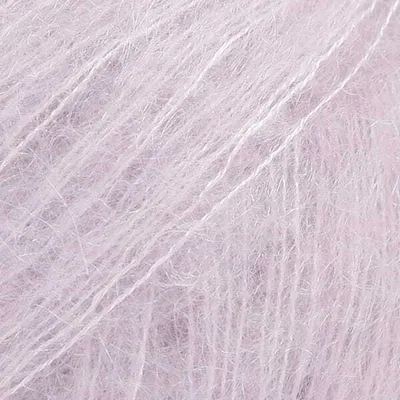 Produktbild von DROPS Kid-Silk Garn 09 Hell Lavendel - 25g 210m Mohair-Seide Luxus, EU-Qualität