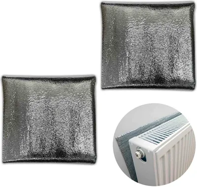 Produktbild von 2x VOSSBACH Heizkörper Reflexionsfolie je 100 x 70 cm Dicke 0,5 cm Zuschneidbar Heizung Isolierfolie Isoliermatte
