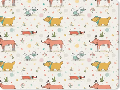 Produktbild von MuchoWow® Mauspad Mousepad Hund - Dackel - Blumen 23x19 cm - Mousepads - Maus Mat - Pad - Mausunterlage - Schreibtischunterlage - Mauspad