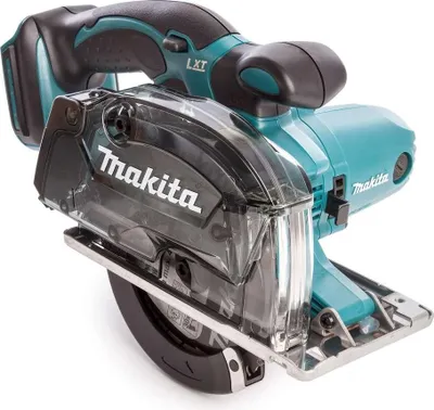A studio shot of a Makita circular saw.