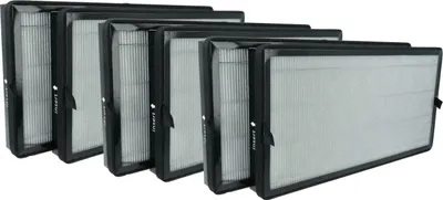 Produktbild von vhbw 6x Aktivkohlefilter kompatibel mit Kärcher AF 50 Luftreiniger - H13 Luftfilter Schwarz