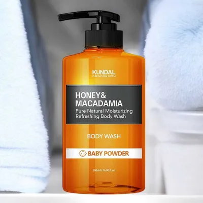 Productafbeelding van Kundal Kundal - Honing & Macadamia Douchegel (Babypoedergeur) - 500 ml