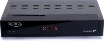 Produktbild von XORO HRT 8730 DVB-C/T2 Combo Receiver Hybrid USB Mediaplayer PVR Ready Timeshift integriertes Irdeto-Zugangssystem für Freenet TV & 6 Monate Guthaben