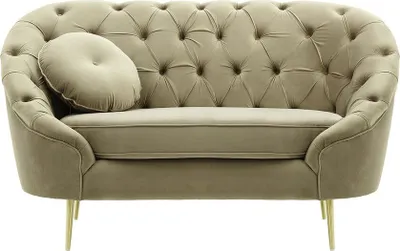 Produktbild von SLF24 - Gesteppter Sessel Kooper - beige - Velluto 3