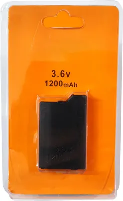 Obrázek produktu pro Univerzální náhradní baterie pro herní konzole PSP, 1200 mAh lithium-iontová baterie, 3,6 V