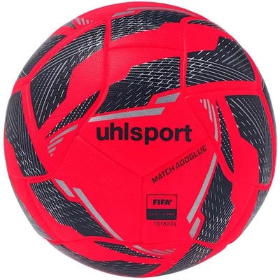 Produktbild von Uhlsport Spielball MATCH ADDGLUE fluo rot/marine/silber