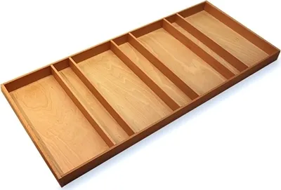 Produktbild von Mehrzweckeinsatz BUCHE 120er Schubl. B 1124 x T 472 mm passend für BLUM Legra 16 mm Schubladen