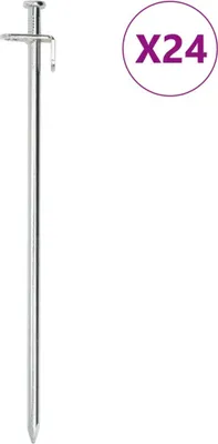 Produktbild von Zeltheringe 24 Stk. 30 cm 8 mm Verzinkter Stahl