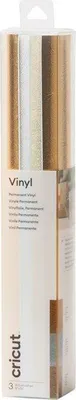 Obrázok produktu pre Cricut Premium, Vinylový list pre aplikáciu teplom, Zlato, Vzor, 305 mm, 610 mm, 3 listy