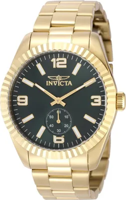 Produktbild von Invicta Specialty 49390 Herrenhorloge - Quartz Uhrwerk - Edelstahl mit grünem Zifferblatt - 43 mm