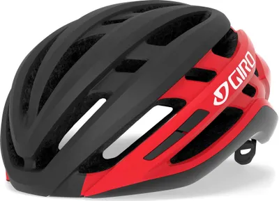 Produktbild von GIRO Fahrradhelm - AGILIS - Schwarz/Rot (55–59 cm)