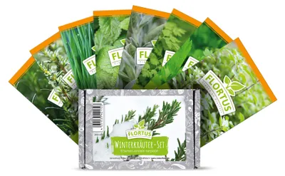Produktbild von Winterkräuter-Set (8 Sorten) | Kräutersamen-Sets von FLORTUS