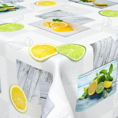 Produktbild von Tischdecke Lemon - 140cm, rund