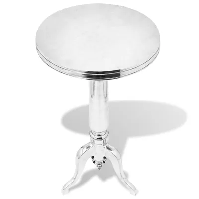 Produktbild von Beistelltisch Rund Aluminium Silbern