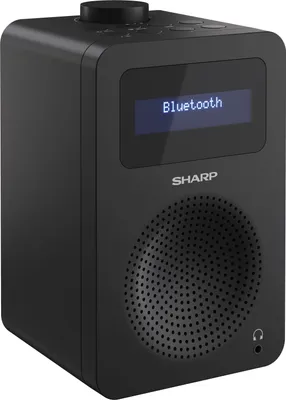 Produktbild von Sharp DR-430 Tokyo DAB+ Digitalradio Bluetooth Lautsprecher UKW DAB Wecker Dual-Alarm, schwarz