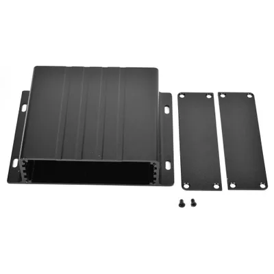 Produktbild von Aluminium Elektronikgehäuse 31x130x100mm – PCB Projektbox mit Kühlfunktion, Instrumentengehäuse für Elektronik & DIY Anwendungen