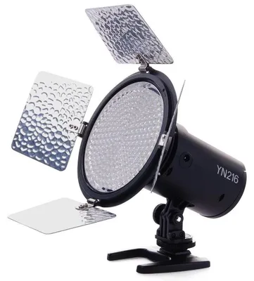 Obrázek produktu pro YN216 - LED videolampa - Profesionální použití - 3200K-5500K - Osvětlení pro kameru - Ideální pro videoprodukci - Vhodná pro DSLR kamery