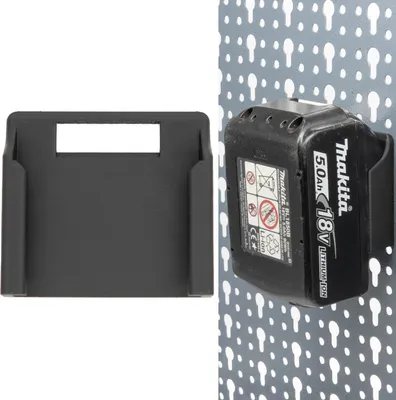 Produktbild von Akkuhalter für Makita für eine Küpper Lochwand Wandhalter Wandhalterung Akku 18V