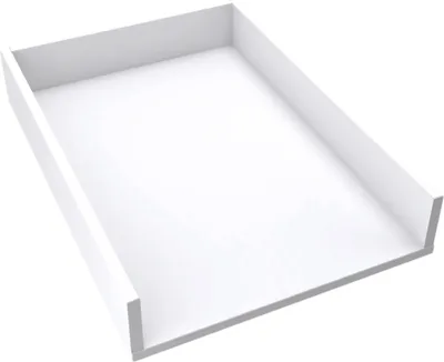 Produktbild von regalik Wickelaufsatz Universal, Wickeltischaufsatz für Kommoden in beliebiger Breite, Abnehmbar Wickelkommode aufsatz, Gerade Frontplatten, Weiß, 72cm x 54cm