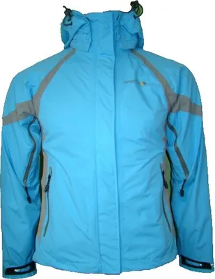 Produktbild von Regatta Brinha Isotex Jacke Outdoorjacke Regenjacke Damenjacke blau/grau, Größe:XXS/32