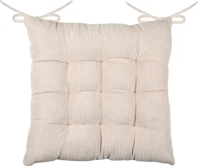 Obrázek produktu pro Prošívaný sedák na židli, DANDY, 38 x 38 cm, béžový