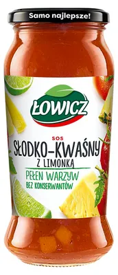 Obrázok produktu pre Sos słodko-kwaśny z limonką 500 g