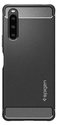 Produktbild von Spigen Rugged Armor, Cover, Sony, Sony Xperia 10 V, 15,5 cm (6.1"), Schwarz