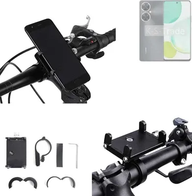 Produktbild von K-S-Trade Handyhalterung für das Fahrrad kompatibel mit Huawei Enjoy P60 Pro Halter Lenkstange Fahrradhalterung Motorrad Bike Mount Befestigung