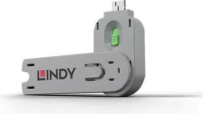 Produktbild von LINDY Schlüssel für USB Typ A Port Schloss grün
