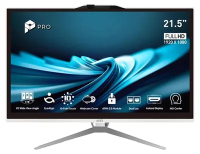 Obrázek produktu pro MSI Pro AP222T 14MA-614EU, 54,6 cm (21.5"), Full HD, Intel® Core™ i3, 8 GB, 512 GB, Windows 11 Home