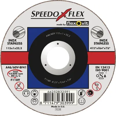 Produktbild von Flexovit Trennscheibe 125x2,0x22,2 mm für Stahl