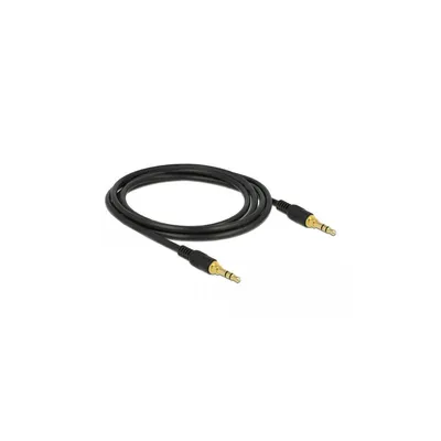 Produktbild von Kabel Klinke 3 Pin 3,5 mm Stecker > Stecker 2,0 m schwarz Delock