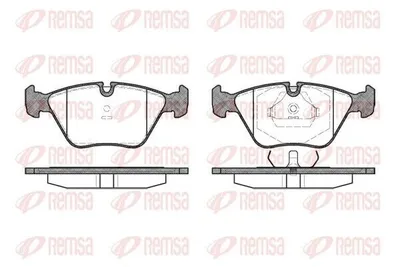 Produktbild von REMSA Bremsbeläge Satz Vorne Bremsklötze für BMW 3 Coupe (E46) 0270.00