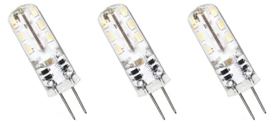 Produktbild von Spectrum G4 LED Stecklampe 1,5W 95lm 3000K Warmweiß 12V 3 Stück