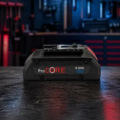 Produktbild von Ersatz Akku 18V 6,0Ah kompatibel mit Bosch Professional ProCORE 18V – Li-Ion Hochleistungsakku Ersatz für GBA & ProCORE Serie mit LED Anzeige