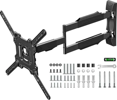 Produktbild von TV Wandhalterung 720mm Schwenkbar Neigbar 32-65 Zoll Fernseher Bis 35kg VESA 400x400mm