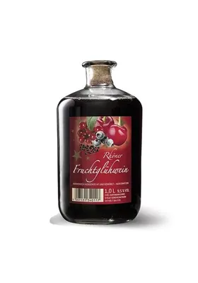 Produktbild von Rhöner Fruchtglühwein in der Apothekerflasche 1L
