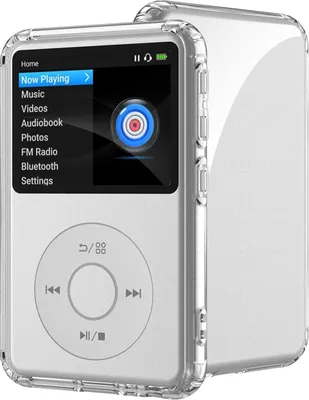 Imagen del producto de Funda protectora para reproductores de MP3 de 2,4 pulgadas, transparente, ultradelgada, ideal para el uso diario