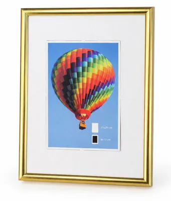 Produktbild von KYOTO Bilderrahmen Kunststoff Lifestyle Foto Rahmen Collage Wanddeko Poster - Farbe: Gold | Größe: 15x20