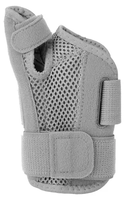 Image de Attelle de stabilisation du pouce pour la main gauche et la main droite, support de poignet double et renforcé, réglable pour les exercices de fitness