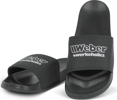 Produktbild von Weber #Werkeholics Badelatschen schwarz 39 Badeschuh Badeschlappen Pantoletten Badepantoletten