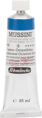 Schmincke 35ml MUSSINI Lasur-Orientblau Öl 10 496 009