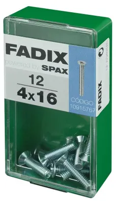 Obrázok produktu pre Krabica S 12 kusov. Metrické skrutky Cp M 4x16mm Fadix