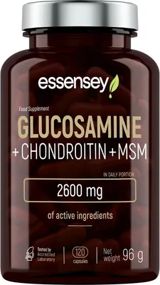 Obrázek produktu pro Essensey® Glukosamin+Chondroitin+Msm 120Kap
