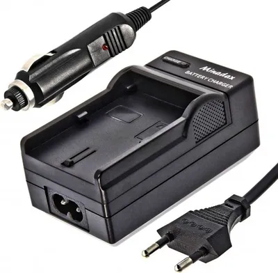 Produktbild von Minadax® Ladegerät 100% kompatibel mit Canon LP-E12 inkl. Auto Ladekabel, Ladeschale austauschbar