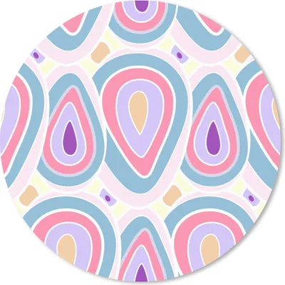 Produktbild von MuchoWow® Mauspad Mousepad Muster - Achat - Retro - Lila 20x20 cm - Mousepads - Maus Mat - Pad - Mausunterlage - Schreibtischmatte