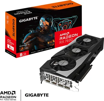 Zdjęcie produktu dla Karta VGA Gigabyte Radeon RX 7600 GAMING OC 8G 8GB GDDR6 128bit 2xHDMI+2xDP PCIe4.0