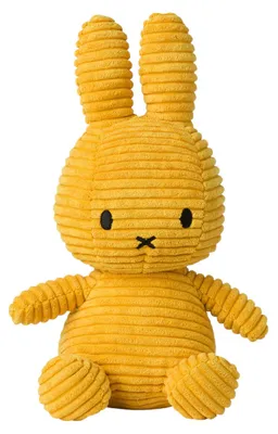 Produktbild von Miffy Corduroy Kuscheltier - 23 cm - ECO - Gelb